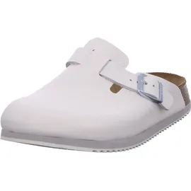 Birkenstock Boston Super Grip Naturleder weiß 47