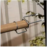 Antikas Grillspieß 2er Set Stahl silber