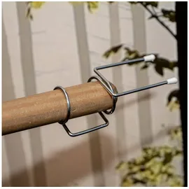 Antikas Grillspieß 2er Set Stahl silber