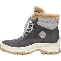 Rieker Stiefelette Stiefelette Lederimitat - Grau