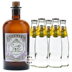 Monkey 47 Dry Gin & Schweppes Indian Tonic Set