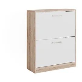 Vicco Gizmo 59 x 73 x 22 cm 2 Schubladen weiß / weiß