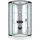 AcquaVapore D58-20T1 Komplettdusche mit Schiebetür 100 x 100 cm weiß Sicherheitsglas D58-20T1