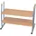 INOSIGN Schuhregal 2 offene Fächer 100 x 80 x 35 cm buchefarben lackiert / beige