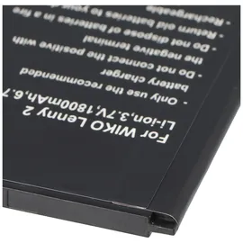 AccuCell Akku passend für den Wiko Lenny 2 Akku 5030, 3,7Volt 1800mAh mit 6,7Wh
