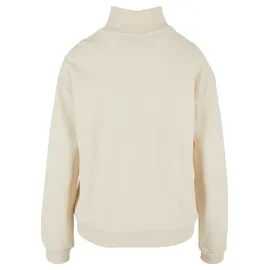 URBAN CLASSICS Light Terry Halbzippullover White Sand S