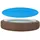 [en.casa] Solar Poolabdeckung Ferrarno ⌀457 cm Blau