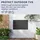 kwmobile 43" TV Outdoor TV Abdeckung - Fernseher Hülle Bildschirmschutz - Schutzhülle wetterfest - Schwarz