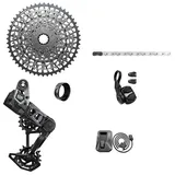 Sram GX Eagle Transmission Gruppe | Black - 10-52t ohne Kurbeln, inkl. Akku