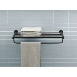 Duravit D-Code Handtuchablage Wandhängend Schwarz Matt 0099254600