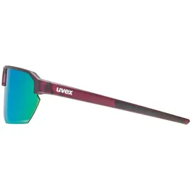 Uvex Vectiv Set Sonnenbrille - Cranberry TransMatt - Mirror Rose