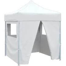 vidaXL Profi-Partyzelt 2 x 2 m weiß