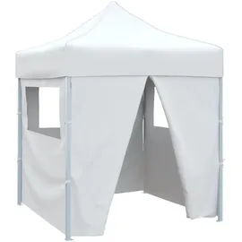 vidaXL Profi-Partyzelt 2 x 2 m weiß