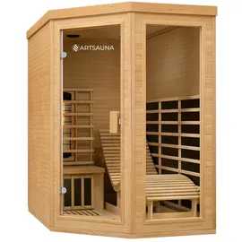 Artsauna Esbjerg mit Triplex-Heizsystem & Hemlockholz