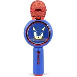 OTL Sonic The Hedgehog Karaoke-Mikrofon mit kabellosem Lautsprecher und LED-Leuchten