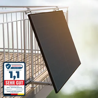 Montageset Balkonkraftwerk Geländer (für 1 Modul)