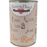 HerzensHund Bio-Rind mit Bio-Gemüse 12 x 400 g