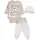 TupTam Baby Bekleidungsset Langarmbody Hose & Mütze – 3-teilig, Farbe: Teddybär beige), Kinder Größe: 74 - 74