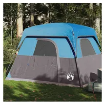 vidaXL Campingzelt 4 Personen Blau
