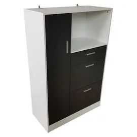 Hti-Living HTI-Line Küchenschrank Kombi L Blanca 1 x 1 x 1 cm Grau, Weiß