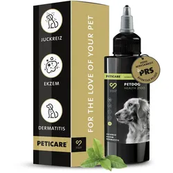 Peticare Spezial-Mittel für Hunde bei Sommerekzem Dermatitis Ekzem 50 ml