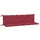 vidaXL Bankauflage 180 x 50 x 7 cm rot 2 St.