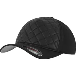FLEXFIT Diamond Quilted Flexfit Cap - black - Youth