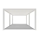 Weide Pergola Deluxe Plus 4 x 6 m Weiß