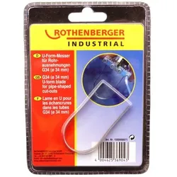 U-Form-Messer für Rohrausnehmungen G34mm