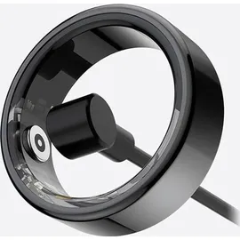 Colmi R02 Smart Ring, überwacht Herzfrequenz, Schlaf & Blutsauerstoff, Schrittzähler, IP68 - Farbe: schwarz - Größe: 10 - Schwarz
