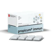Propicum immun Kapseln | Nahrungsergänzungsmittel mit Propionsäure + Vitamin C + Vitamin D + Zink + Selen | Monatspackung mit 120 Kapseln