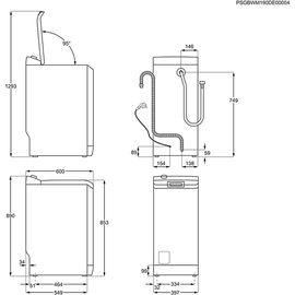 AEG LTR6A40460 Toplader (6 kg, 1400 U/Min)