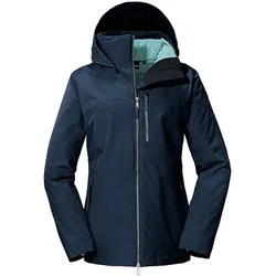 SCHÖFFEL Damen Doppeljacke 3in1 Krakau L, navy blazer, 46