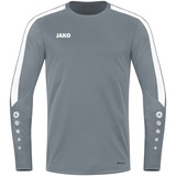 Jako Power Sweatshirt Grau Weiss F840