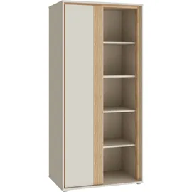 Forte Aktenregal 76,3 x 50,2 x 164,9 cm beige