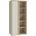 Forte Aktenregal 76,3 x 50,2 x 164,9 cm beige