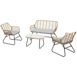 Idimex RIVIERA Loungeset braun