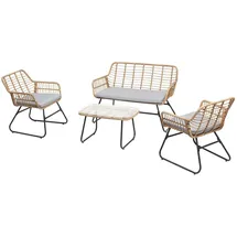 Idimex RIVIERA Loungeset braun