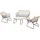 Idimex RIVIERA Loungeset braun