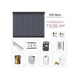 Solarbayer Komplettsolarpaket CPC NERO 6Z Bruttogesamtfläche 19,56m2 Vakuumröhre