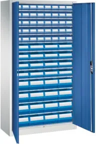 C+P Magazinschrank Serie 13, 1980x1000x420mm, 7035/5010