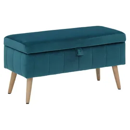 OTTO home Truhenbank AMIRA Petrol 81 x 36 x 43 cm