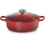 Le Creuset Signature Gourmet-Bräter 24 cm kirschrot