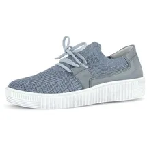 Gabor Leder-Sneakers in Hellblau / 39