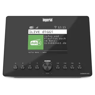 Imperial DABMANI430BK - Internet Radio Adapter - Bluetooth® - DAB+/FM-Radio - Schwarz