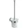 Wenko WC-Bürstengarnitur Bosio Silber Matt (35 cm x 10 cm x 14 cm)