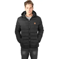 URBAN CLASSICS Basic Bubble Jacket in Schwarz, Größe XS