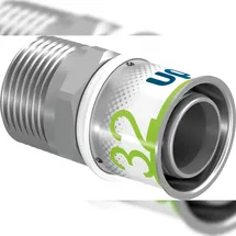 Uponor S-Press Plus Übergangsnippel 32 mm x R 1'