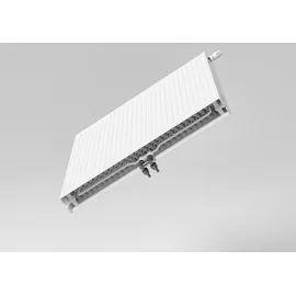 Purmo Flachheizkörper 600 x 1200 mm 2051 W schwarz Ventil Compact M Flex