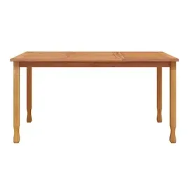 vidaXL Garten-Esstisch 150x90x75 cm Massivholz Teak